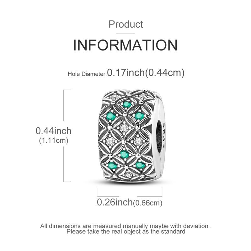 Оригинальные Шармы Бусины Медные Клипсы Шармы Циркон Силиконовые Разделительные Бусины Подходят для Оригинального Браслета DIY Шарм Женские Украшения