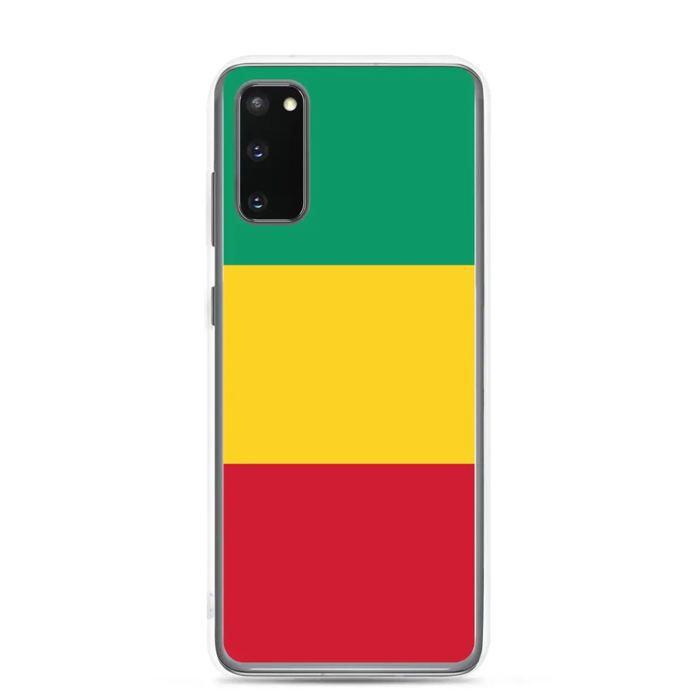 Coque Téléphone - Samsung - Galaxy S20 Plus - Drapeau Guinée - Souple - Multicolore