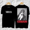 Рок-группа Nirvana 2026 Новый Расслабляющая Футболка Nevermind Тайский Курт Кубен Унисекс Мода Топ с коротким рукавом Футболка из чистого хлопка Рок-группа