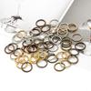 50-500 шт., размер 3-20 мм, переходные кольца, серебряные разъемные кольца, разъемы для поиска ювелирных изделий своими руками, аксессуары для изготовления аксессуаров