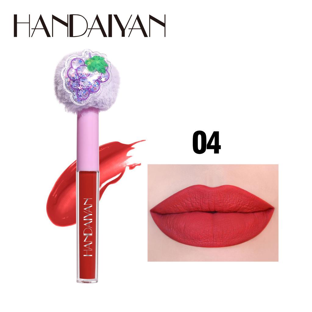 HANDAIYAN Stek Gjin Beker Lip Glaze Velvet Filvet Mist Матовая помада Reade Fruit Plusplus HEAD Gloss