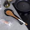 Black ladle and spoon stand