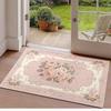 Realistic Floral Pink Rose Carpet Non Slip Mat for Kitchen Living Room Entrance Bedroom Office Floor Rug Soft Home Decor Gift