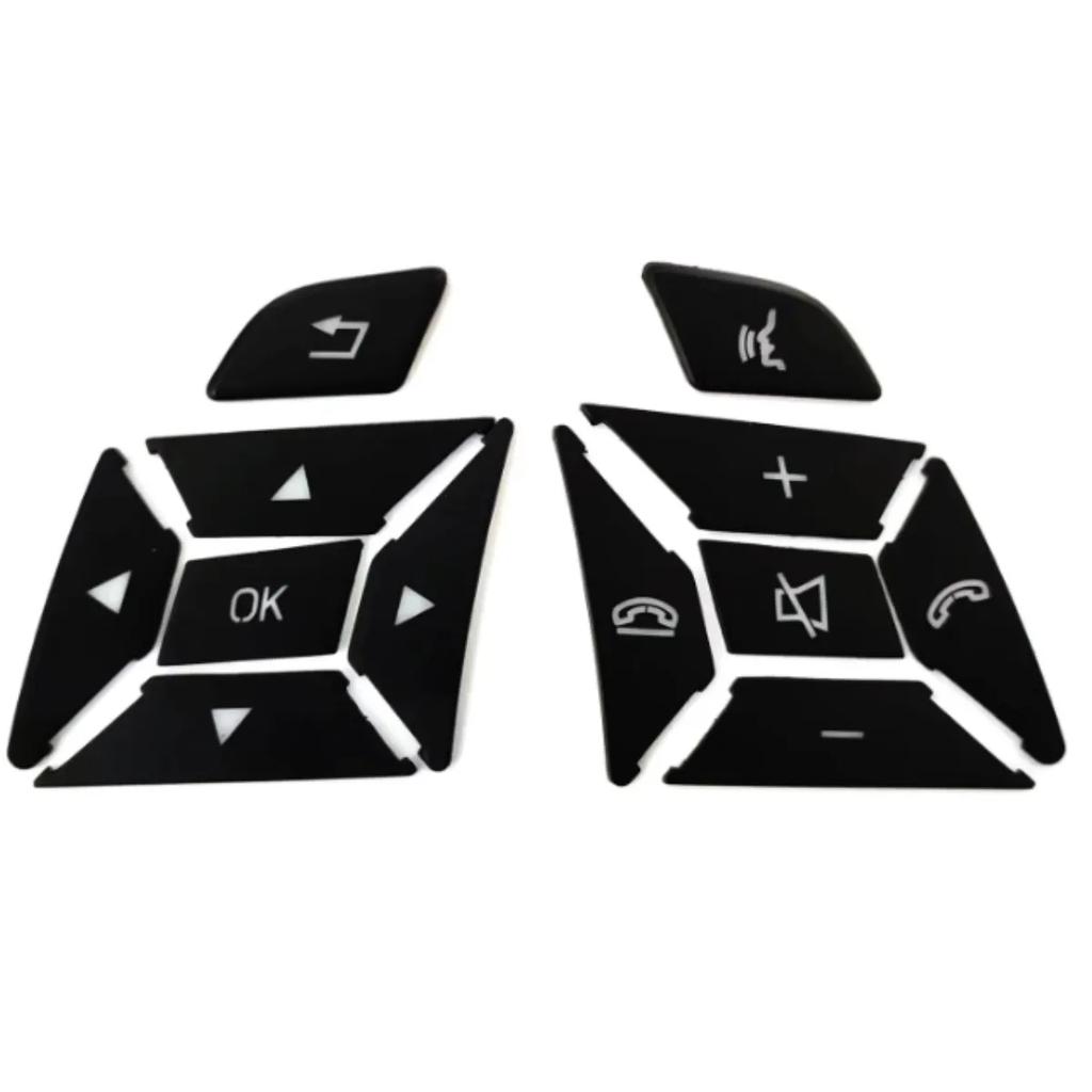 Наклейка на крышку переключателя кнопки рулевого колеса автомобиля для Mercedes Benz CE GLK CLS ML GL Аксессуары для интерьера