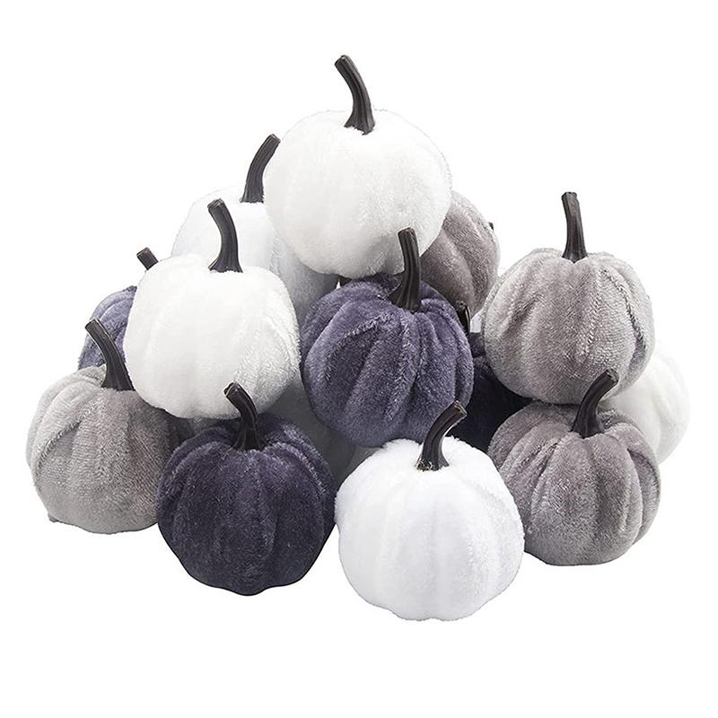 Artificial Foam Ornaments Soft Stuffed Pumpkin Simulated Pumpkin Sets Pumpkin Sets Ornament