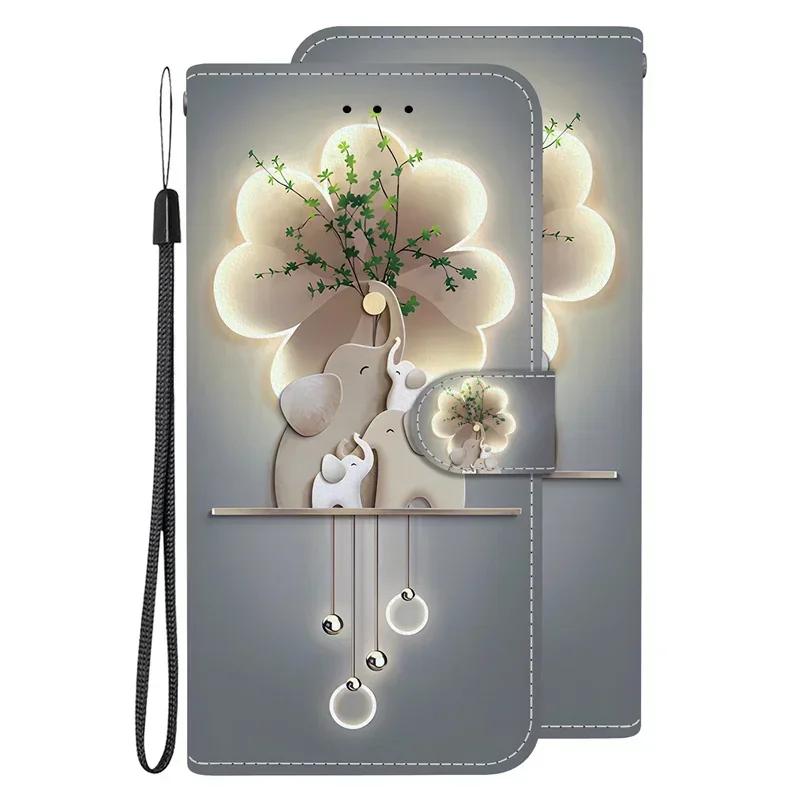 1/10VII Чехол для Sony Xperia 1VII 10VII Coque Мультяшный кожаный чехол для Sony 1VII Xperia 10VII Funda Чехол-книжка с кошельком
