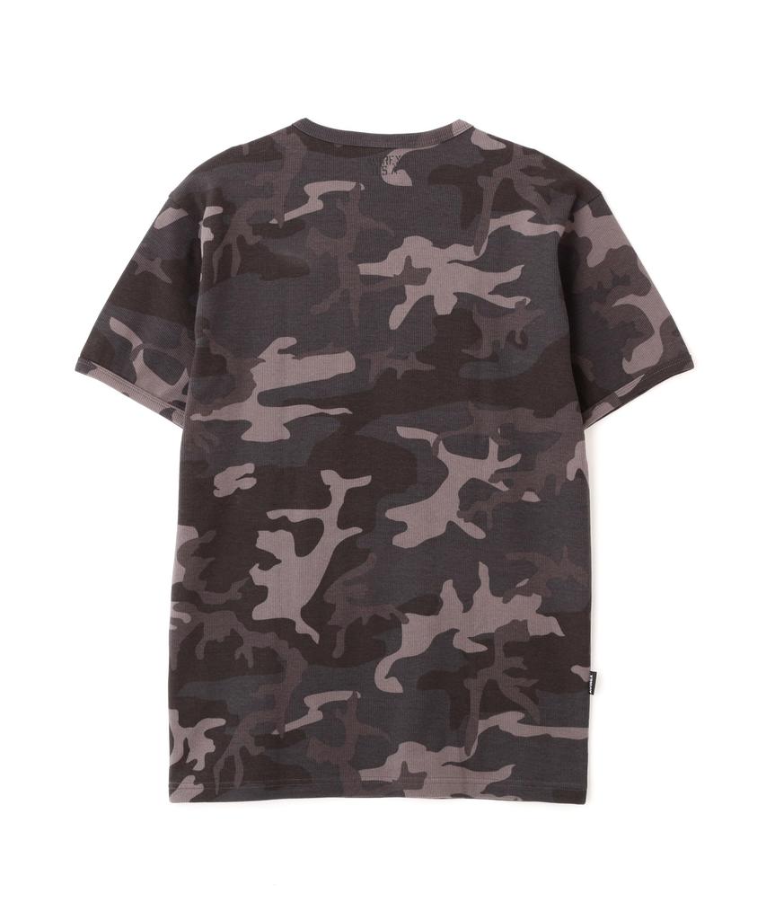 AVIREX DAILY RIB SHORT SLEEVE CREW NECK T-SHIRT(WEB Exclusive) CAMOUFLAGE black