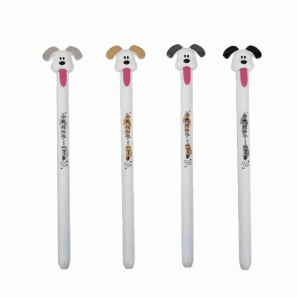 Cat and Dog Gel Pens Quick-Drying Stationery Pens Creative Novelty Writing Pens Study Writing