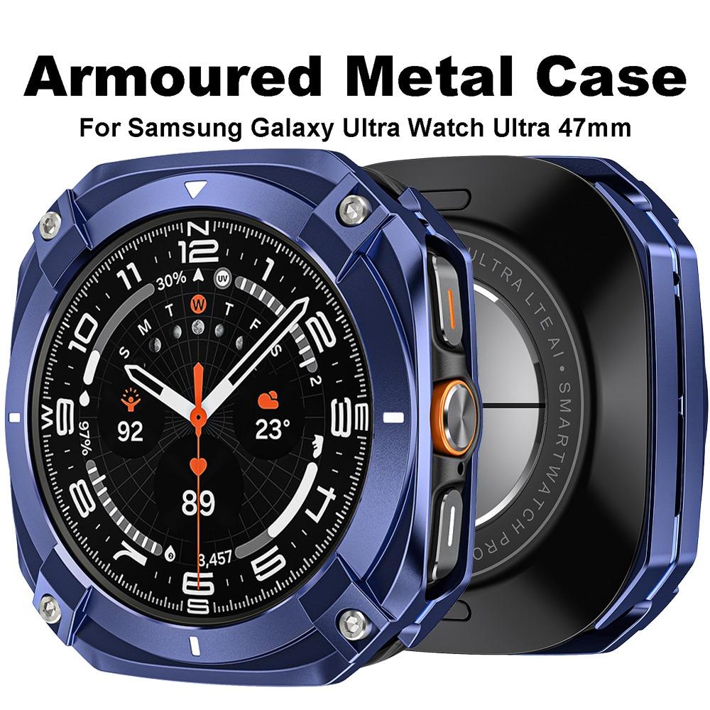 Роскошный бронированный чехол из алюминиевого сплава для Samsung Galaxy Watch 7 Ultra 47 мм Защитный металлический бампер для Samsung Galaxy Ultra 2025