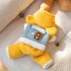 Autumn and Winter Dog Clothes Can Lead the Bear Teddy Bigbear Pomeranian Cat Schnauzer Small Dog Pet Clothing