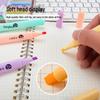 6 Triangle Rods Large Capacity Macaron Color Fluorescent Markers for Painting, Coloring, and Watercolor.