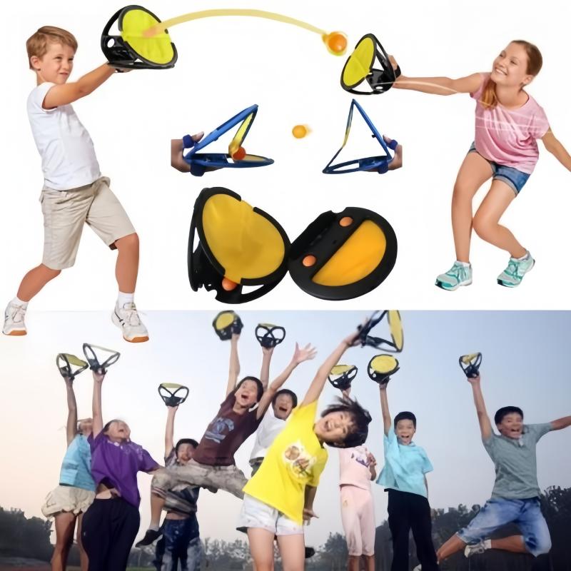 Outdoor Parent Child Interactive Throw Catch Ball Toy Multi Player Fitness Hand Toss Game