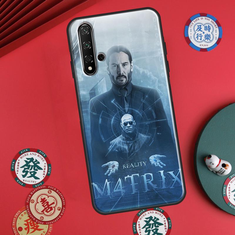 Matrix 4 Art For Huawei P60 Pro P30 P40 Lite Nova Y61 Y91 Y90 Y70 Y60 Y72 12s 12i 11i 7i 8i 9 10 SE Case