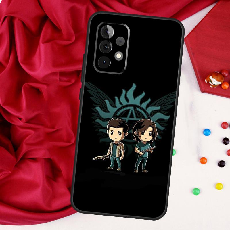 Чехол для телефона Samsung Galaxy A54 A34 A14 A52 A72 A13 A33 A53 A73 A51 A71 A12 A22 A32 с изображением из сериала Сверхъестественное