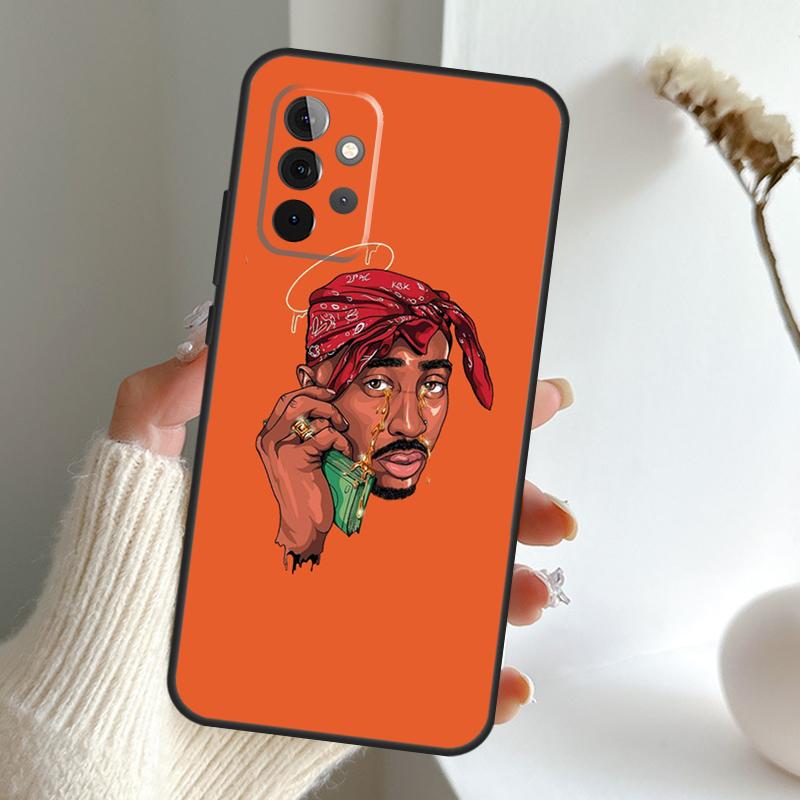 Рэпер 2pac Певец Тупак Чехол Для Samsung Galaxy A52 A32 A12 A16 A26 A36 A56 A15 A35 A55 A34 A54 A13 A33 A53 A17 A06