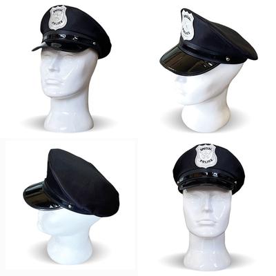 Шляпа-цилиндр полицейская шляпа для женщин шляпа для девичника шляпа для вечеринки костюм полицейская фуражка клубные сценические выступления сценический головной убор