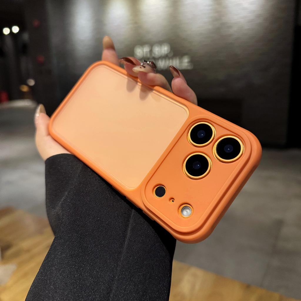 17PROMAX второй вариант ощущение кожи акриловый чехол для мобильного телефона iPhone17PRO мелкое отверстие второй вариант защитный чехол подходит для 16