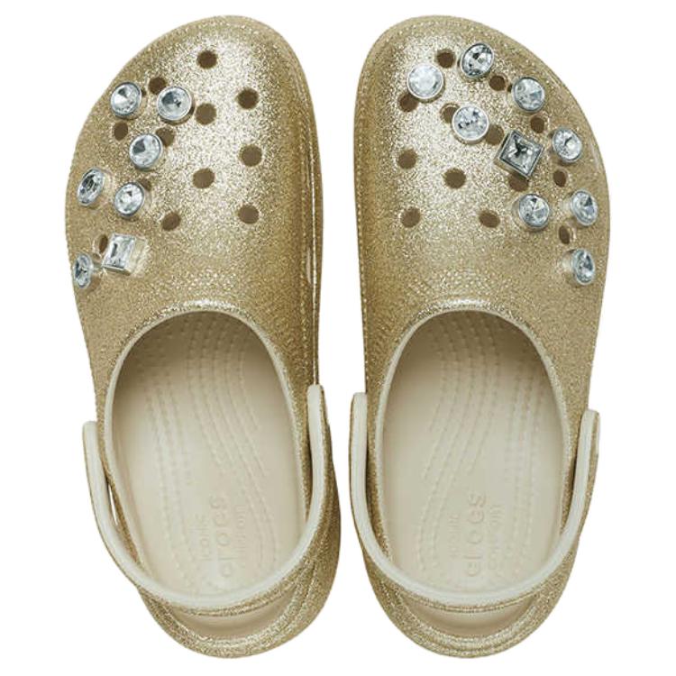 Crocs Eva Модные Тренд Клоги Унисекс Обувь Золотой 211391-710