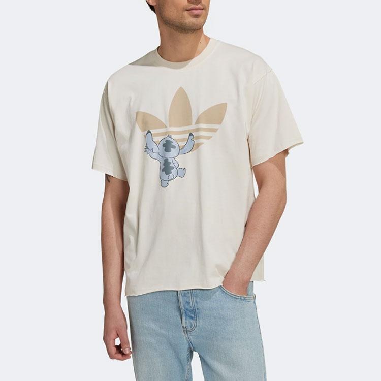 adidas Originals x Disney Crossover Cartoon T-Shirt 'White Beige' Men's HT3952