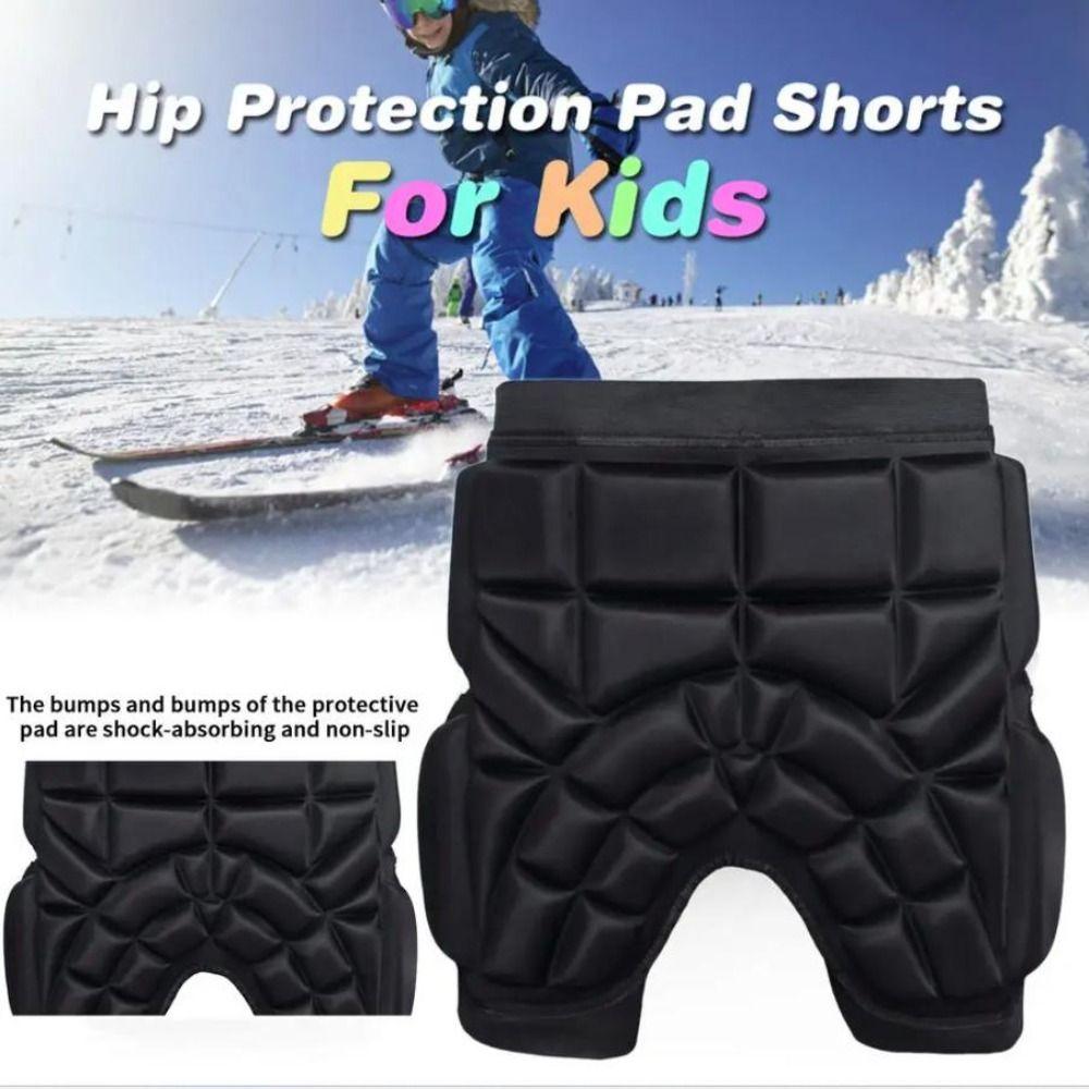 Impact Resistant Children Protective Hip Pad Elastic Protective Padded Shorts Ice Skating