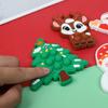 1-5 шт. Брелок-поп с рождественской тематикой, силиконовый кулон-пузырь, рождественские украшения для елки, детские подарки на новогоднюю вечеринку, сувениры, брелок для сжимания