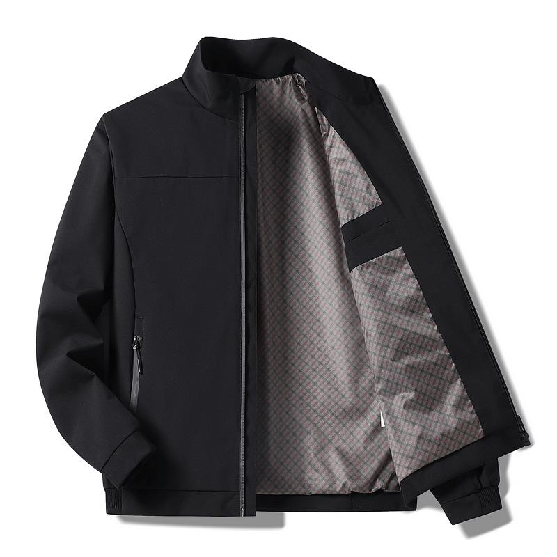 Осенние новые тонкие топы Daddy для мужчин среднего возраста, деловая повседневная рабочая одежда, куртки Cadre