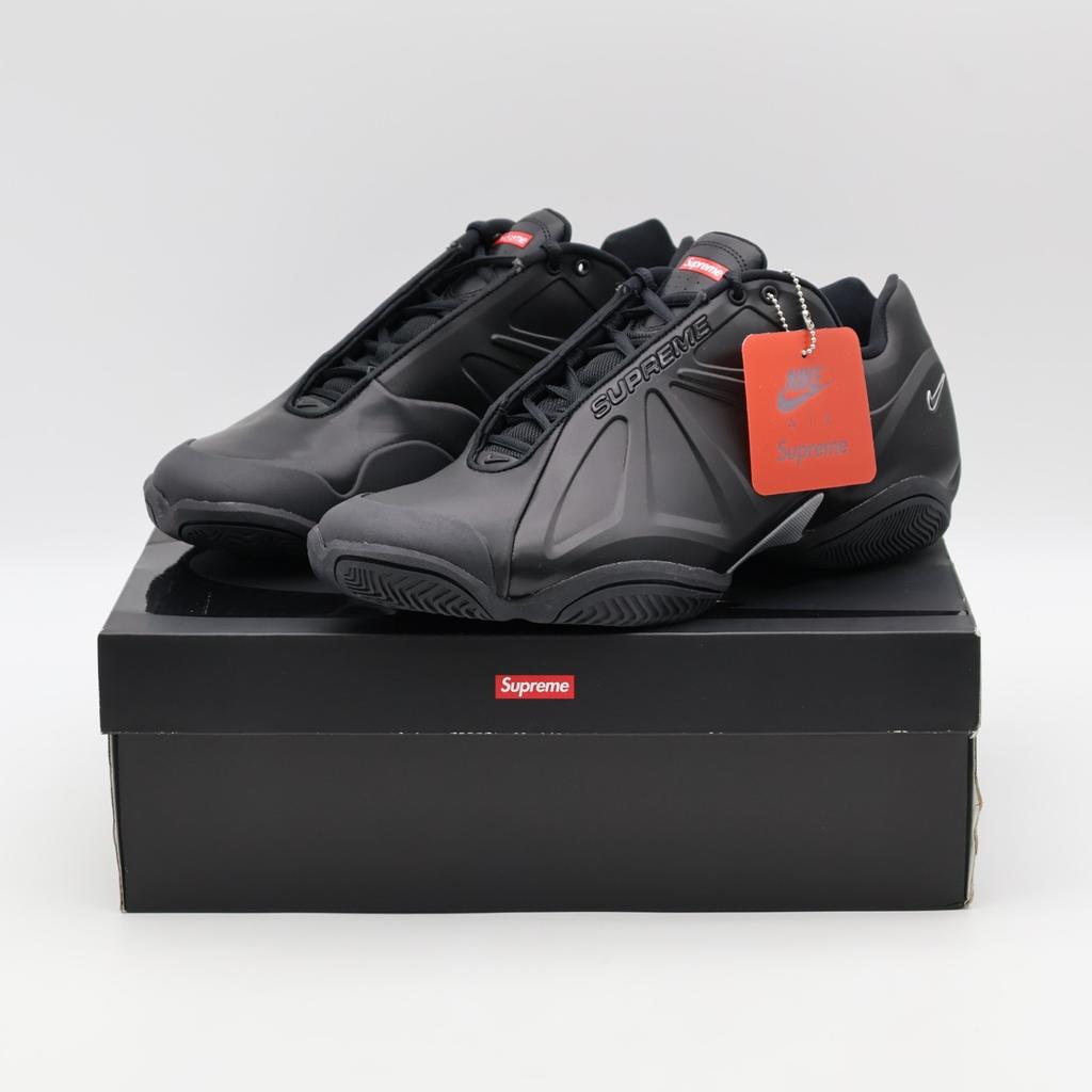 FB8934-001 Supreme Nike Air Zoom Courtposite Черный Металлик Серебристый (Мужской)