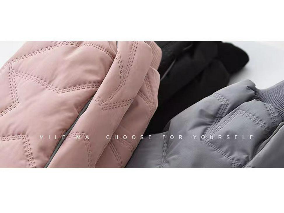 Девочковые четырехслойные утолщенные хлопковые зимние штаны - Плюшевые, средние и большие размеры для детской одежды в холодную погоду