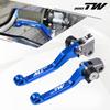 Motocross Dirt Bike CNC Pivot Brake Clutch Levers For YAMAHA TW200 TW 200 2000-2017 2016 2015 2014 2013 2012 2011 2010 2009