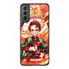 Чехол Fundas для Samsung Galaxy S9 S8 S10 S21 S22 S20 Plus Ultra S21fe S10e Note 20 10plus, чехлы для телефонов с изображением аниме «Убийца демонов»