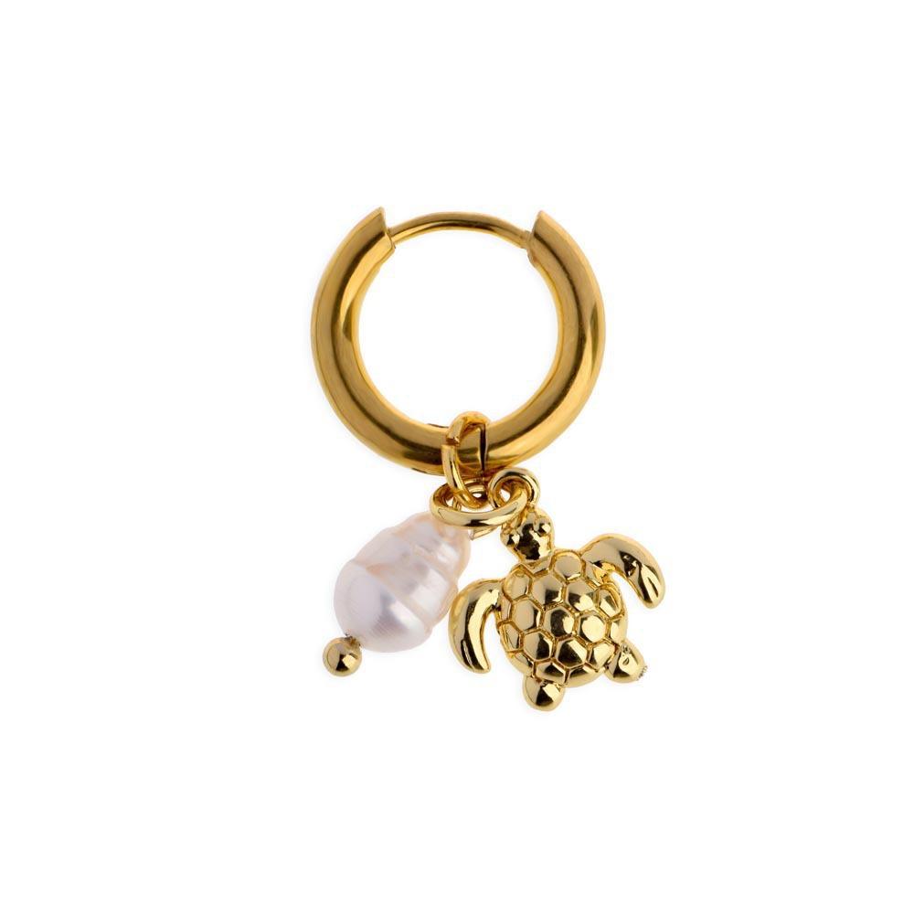 Ocean Series Shell Turtle Starfish Earrings Stainless Steel Quality Assurance Color