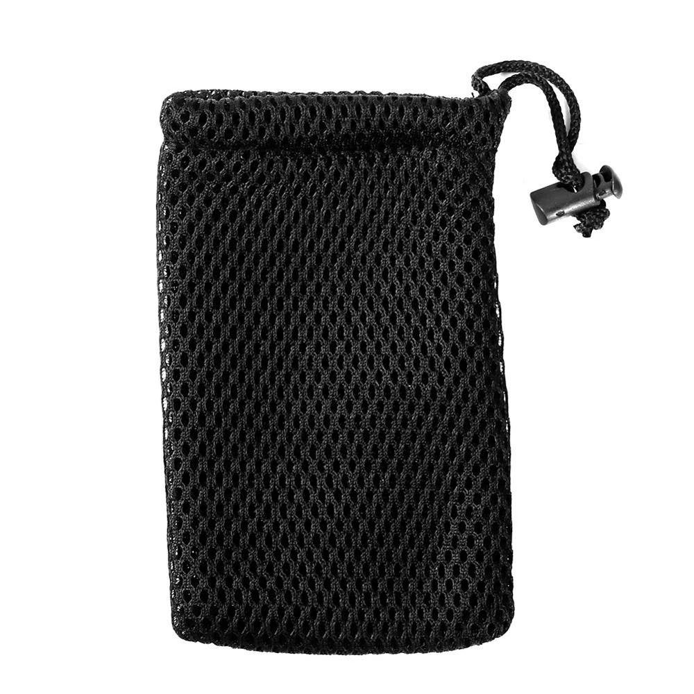 Data Cable Mesh Drawstring Pouch Digital Storage Bags Travel Organizador Drawstring Storage Pouch