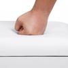 VASAGLE Wooden Shoe Bench, Paaed Storage Seat, Hallway Cabinet with 2 Shelves and a Hidden Chest, White