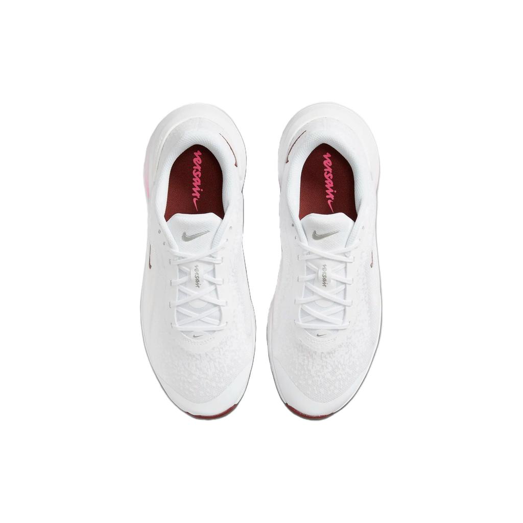 Nike Versair White Fierce Pink Women Sneakers Metallic-Silver Dark-Team-Red DZ3547-100