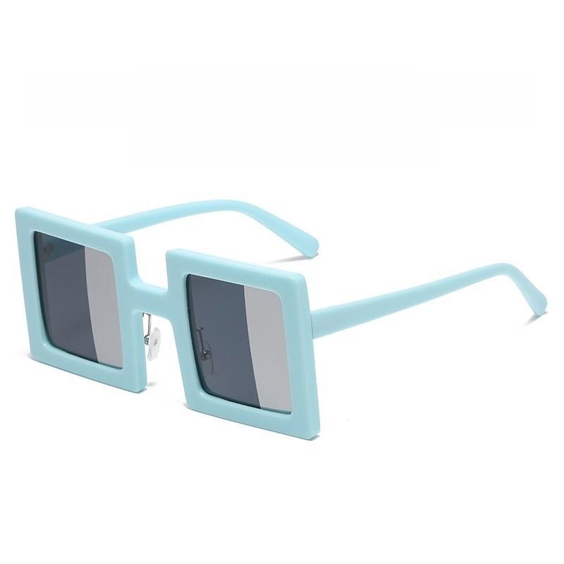 Modern Square Eyewear With Pc Frame And Colorful Silver Lenses For Casual Wear And Driving