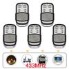 1-5PCS 433mhz Remote Control 4 Button Smart Copy Duplicator Electric Garage Door Gate Remote Cloning Universal Garage Door Gate