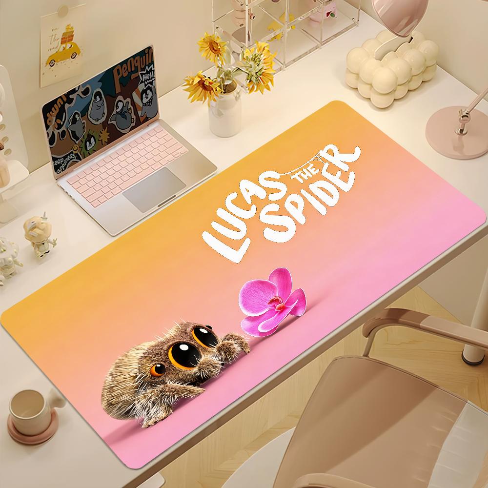 Cartoon Lucas The Spider Mouse Pad Cute Large NonSlip Lockedge Desktop Computer Desk Mat Keyboard Mousepad Office Gamer Student