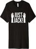 Just Jack Футболка Футболка Мужчины Женщины Смешная Премиум Футболка