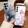 Прозрачный чехол для телефона с мраморным узором для Samsung Galaxy S26 S25 S24 S23 Ultra S22 Plus S24 S21 FE S25 Edge Прозрачный мягкий чехол из ТПУ