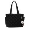 Tote Bag New Large-capacity Autumn and Winter Versatile Diamond Casual and Lightweight Shoulder Handbag