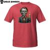 Skeleton Butler T-Shirt | Creepy Elegant Candle Skull Design | Gothic Horror Tee