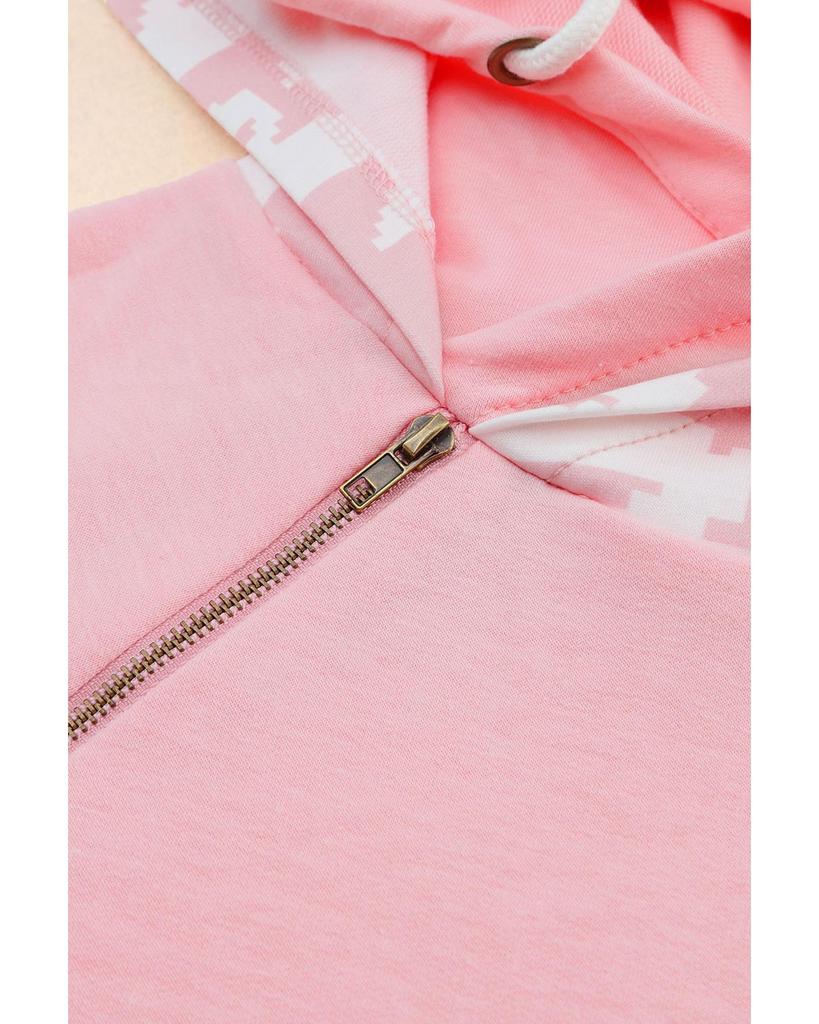 Azura Exchange Лоскутная толстовка с капюшоном и отверстием для большого пальца