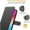 Etui Portefeuille - GENERIC - Samsung Galaxy A70 - Cuir - Multifonction - Support Vidéo