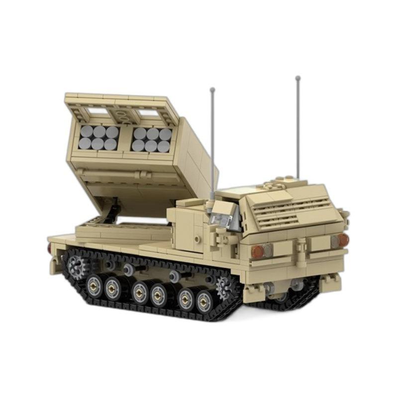 MOC39659 Вторая мировая война Классический Военный Реактивная система залпового огня Тяжелый танк Бронированная машина Строительный блок Игрушка Подарок для Мальчиков День Рождения