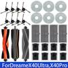 For  Dreame L40 Ultra / X40 Ultra Robot Vacuum Accessories Dust Bags Mop Main Side Brushes Cloths HEPA Filters Spare Parts