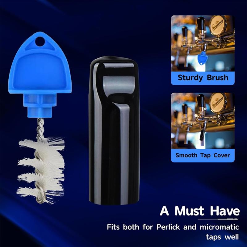Practical-Beer Tap Plug Brush 18 Pack For Draft Beer Faucet Cap Plugs Cleaning Tap Rubber Stopper Plug Cover Beer Tap Plugs