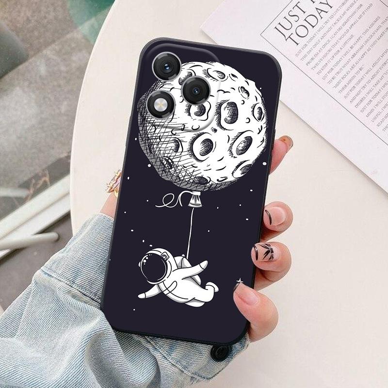 For Honor 400 Lite Case Black Silicon Soft TPU Phone Cases for Honor 400 Lite 5G Protective Back Shells Coque ABR-NX1 400 Lite