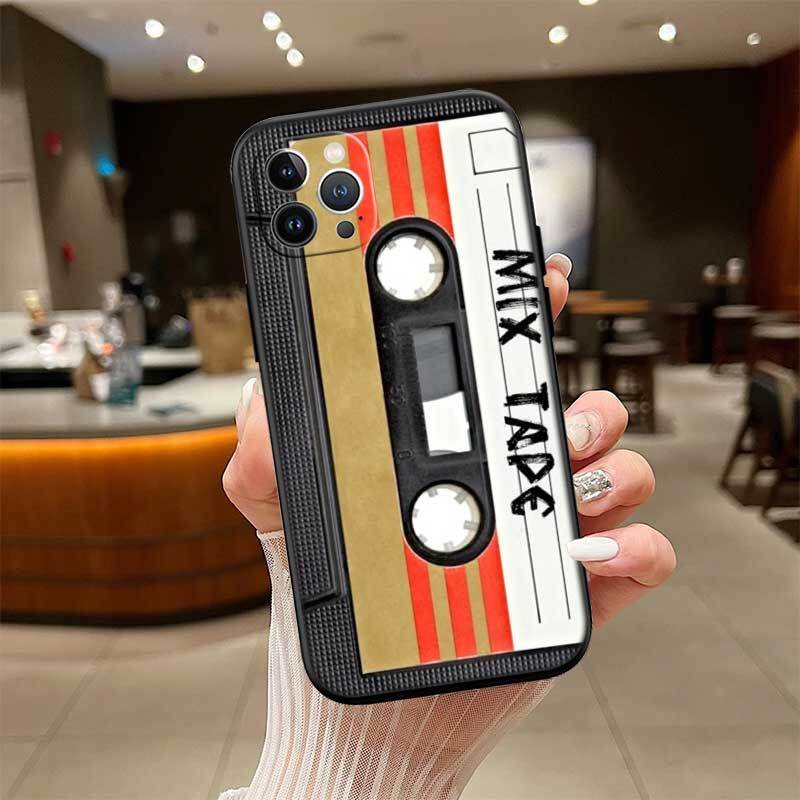 Cassette Vintage Tape Case for Samsung M55 M35 M15 A02 A05S A05 A06 A15 A12 A13 A10 A16 A20 A22 A24 A25 A30 A31 A32 A33 A35 A42 A50