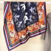 Silk Early Spring Mulberry Silk Silk Scarf Versatile Foreign Silk Scarf Temperament Large Square Scarf Women
