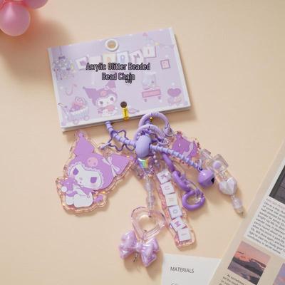 Sanrio Kuromi & Cinnamoroll Акриловый брелок-подвеска для сумки